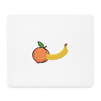 Food Porn - Mousepad (Querformat) - Weiß - Vorne