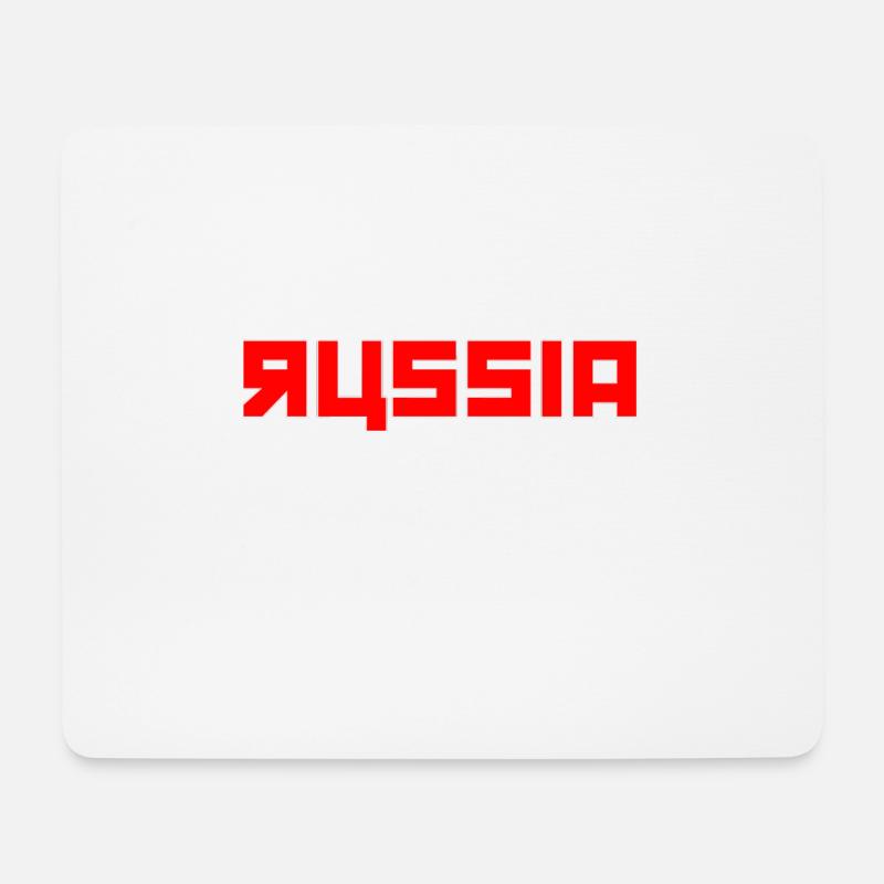 Russia Russland - Mousepad (Querformat) - Weiß