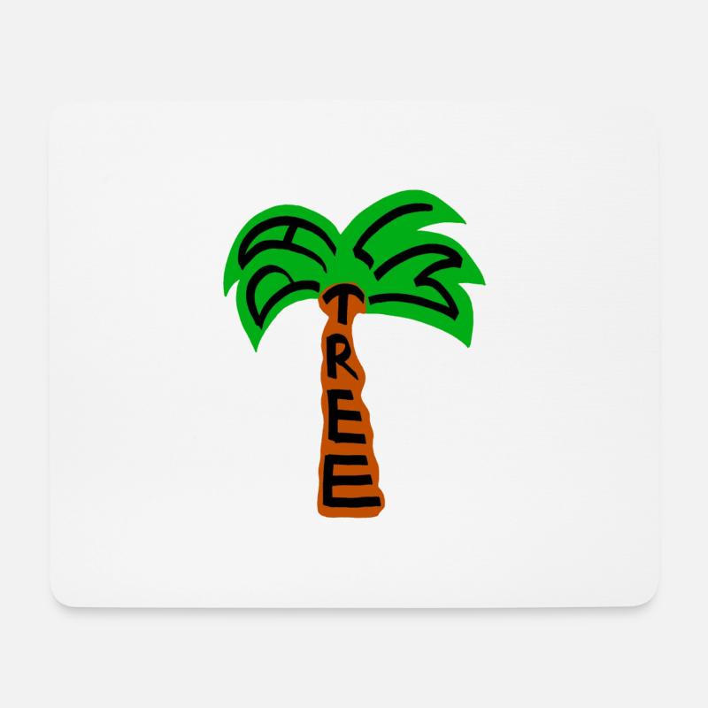 palm tree palm tree - Mouse Pad (horizontal) - white