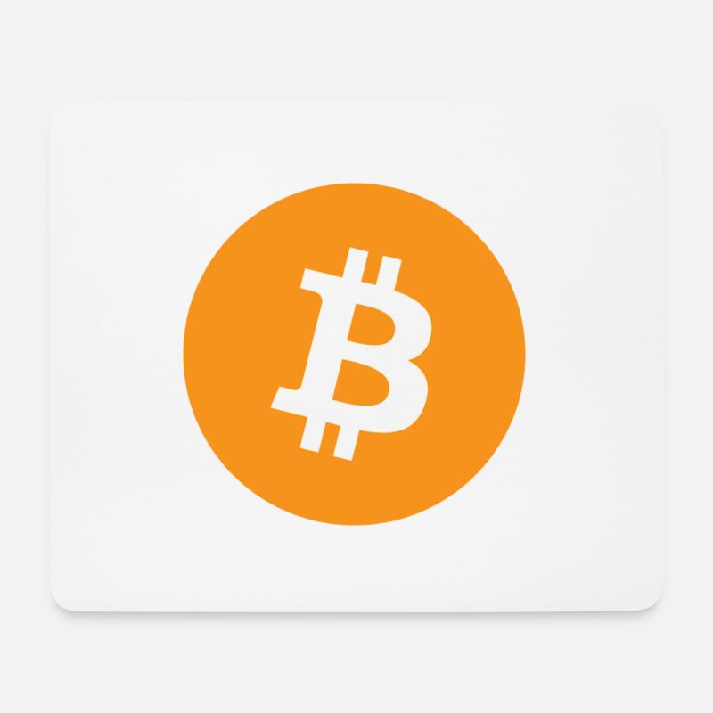 Bitcoin - Mousepad (Querformat) - Weiß