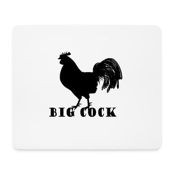 grosse bite - Tapis de souris (format paysage) - blanc - Devant
