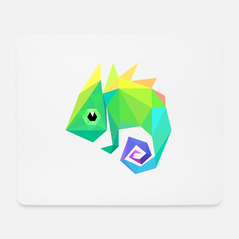 chameleon - Mouse Pad (horizontal) - white