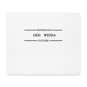 Geh weida, Bavarian Culture Style - Mousepad (Querformat) - Weiß - Vorne