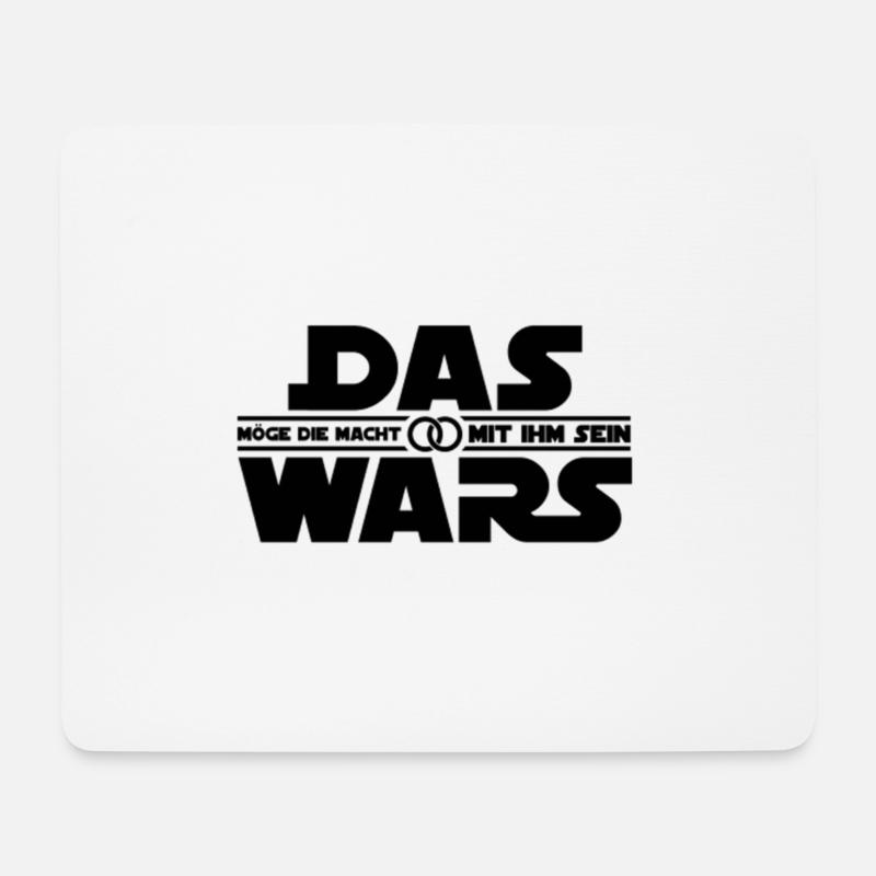 Das Wars - Mousepad (Querformat) - Weiß