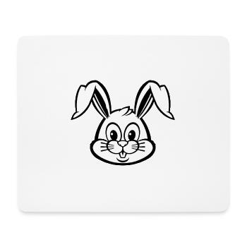 Hare - Mouse Pad (horizontal) - white - Front