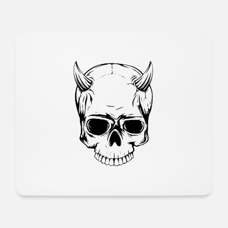 cooles Design - Mousepad (Querformat) - Weiß