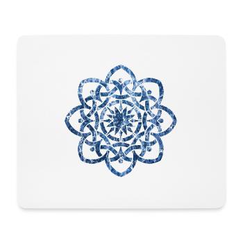 noeud celtique 19 e 206 - Tapis de souris (format paysage) - blanc - Devant
