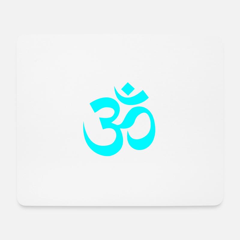 Om Zeichen Goa - Mousepad (Querformat) - Weiß