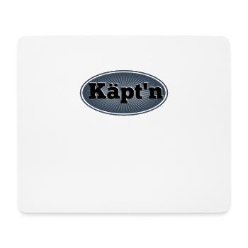 Kapitän, Käpt'n - Mousepad (Querformat) - Weiß - Vorne
