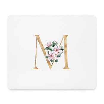 Alphabet M - Mousepad (Querformat) - Weiß - Vorne
