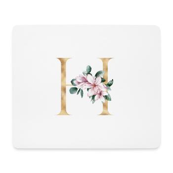 Alphabet H - Mousepad (Querformat) - Weiß - Vorne