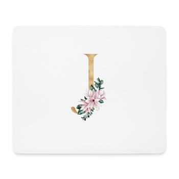 Alphabet J - Mousepad (Querformat) - Weiß - Vorne