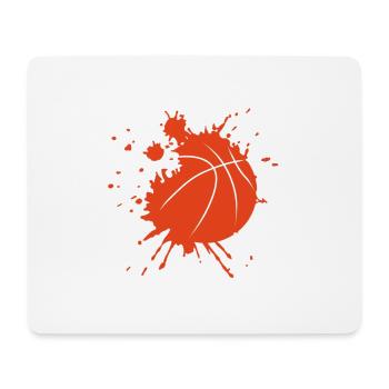 Ballon de Korb - Mousepad (Querformat) - Weiß - Vorne