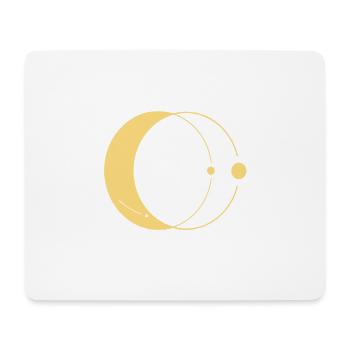 Moon - Tapis de souris (format paysage) - blanc - Devant