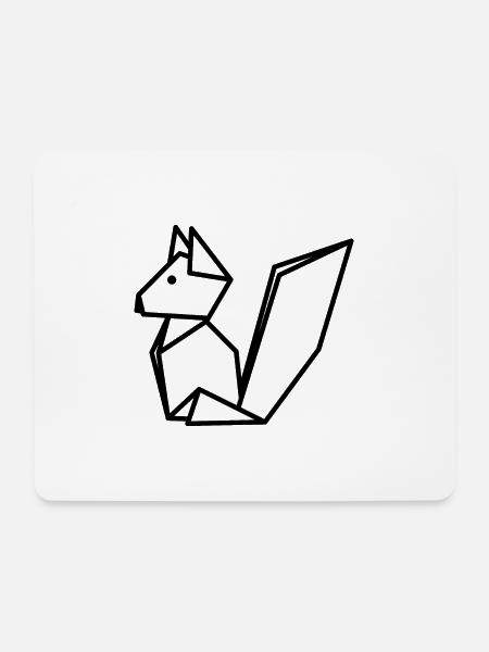 Fuchs - Mousepad (Querformat) - Weiß