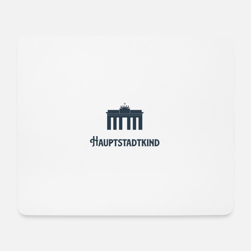 Hauptstadtkind Berlin Berliner Heimat - Mousepad (Querformat) - Weiß