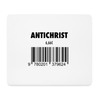 diable antichrist 666 barcode rôti satan enfer - Tapis de souris (format paysage) - blanc - Devant