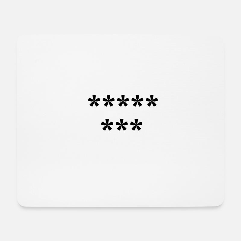 Anti-Pis - Mousepad (Querformat) - Weiß