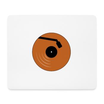 vinyl record - Mouse Pad (horizontal) - white - Front