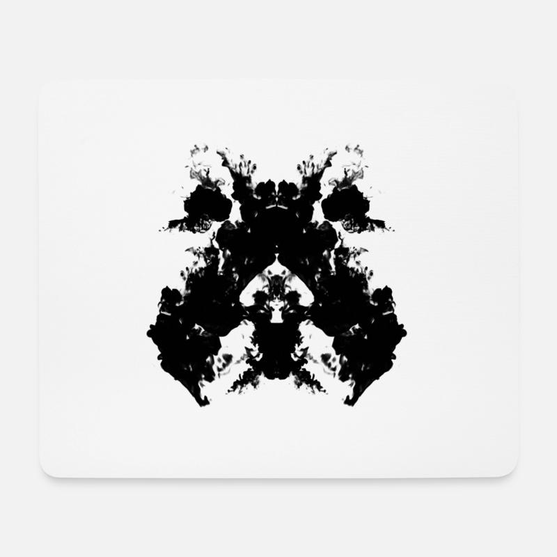 Rorschach #3 The Ace of Spades - Mousepad (Querformat) - Weiß