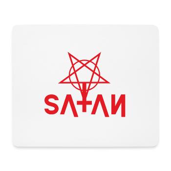 SATAN - Mousepad (Querformat) - Weiß - Vorne