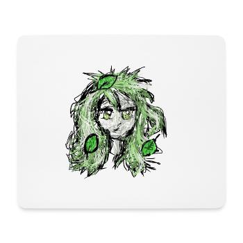 Nature Manga - Tapis de souris (format paysage) - blanc - Devant