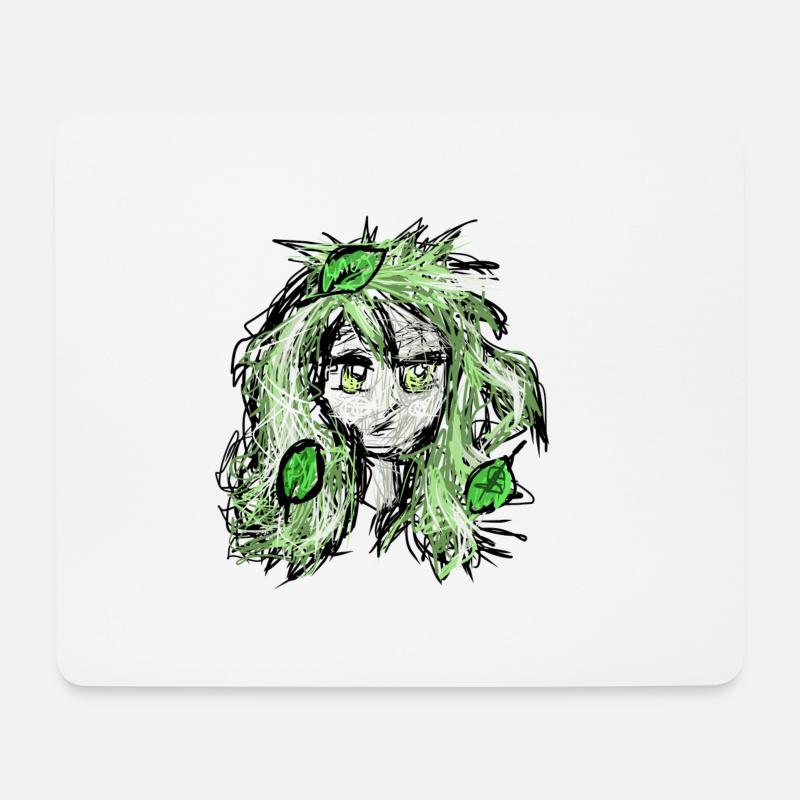 Natur Manga - Mousepad (Querformat) - Weiß