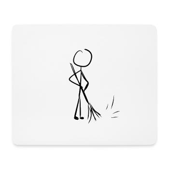 Cleaning Cleaner - Mouse Pad (horizontal) - white - Front