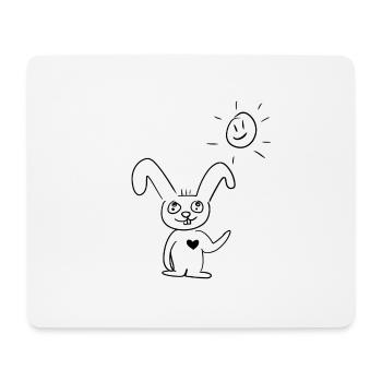 guten Morgen - Mousepad (Querformat) - Weiß - Vorne