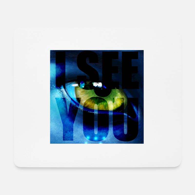 Avatar I see you - Mousepad (Querformat) - Weiß