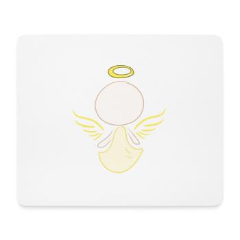 Angel Symbol Protector Man - Mouse Pad (horizontal) - white - Front