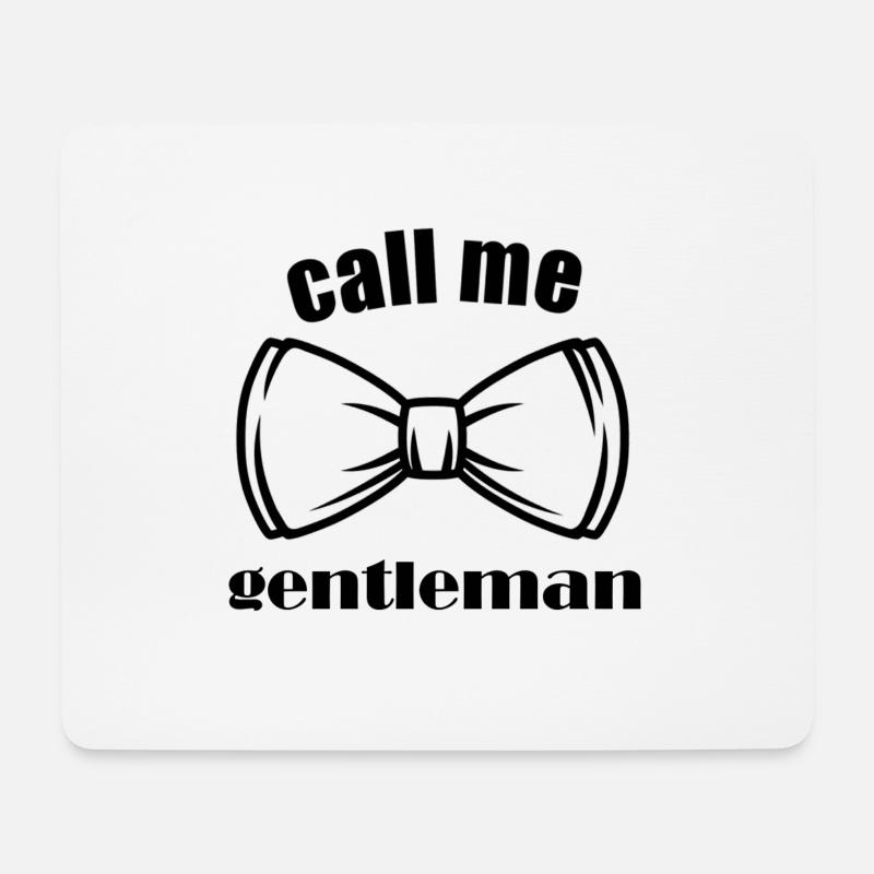 Nennen Sie mich meine Herren - Mousepad (Querformat) - Weiß