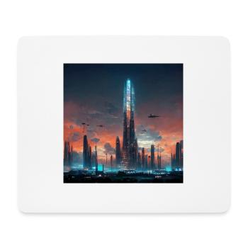 City of the Future - Mouse Pad (horizontal) - white - Front