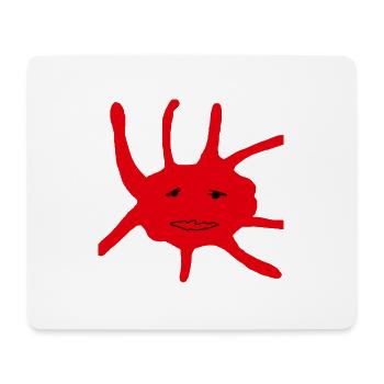 Monsterchen - Mousepad (Querformat) - Weiß - Vorne