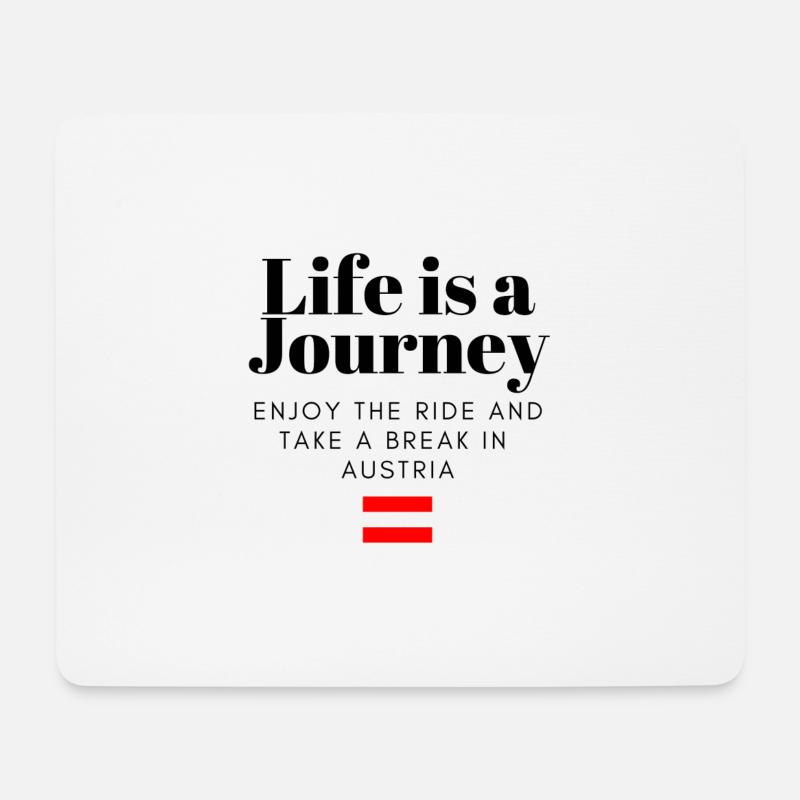 Trip to Austria - Mouse Pad (horizontal) - white