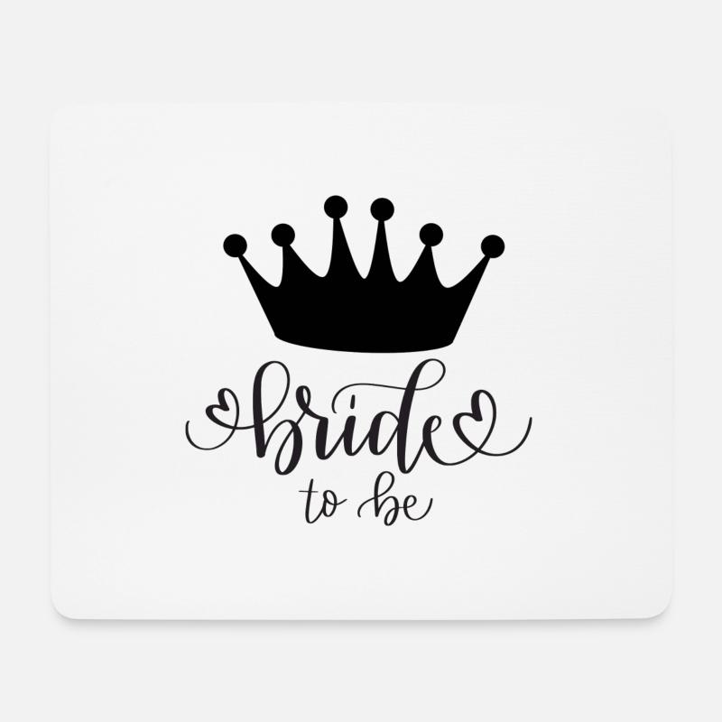 bride to be - Mousepad (Querformat) - Weiß