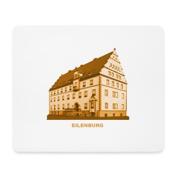 Eilenburg Rathaus Sachsen Dübener Heide Mulde - Mousepad (Querformat) - Weiß - Vorne