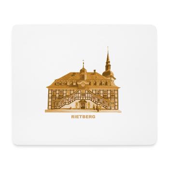 Rietberg Rathaus Ems Nordrhein-Westfalen Gütersloh - Mousepad (Querformat) - Weiß - Vorne