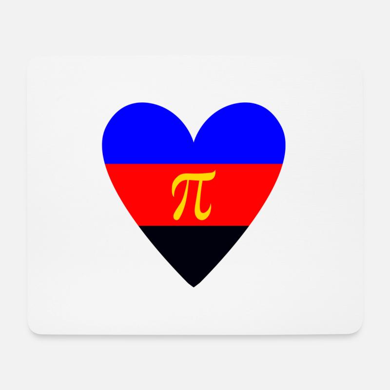 Polyamorie PrideLove - Mousepad (Querformat) - Weiß