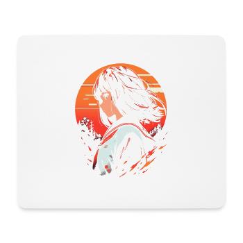 Ayu - Mousepad (Querformat) - Weiß - Vorne