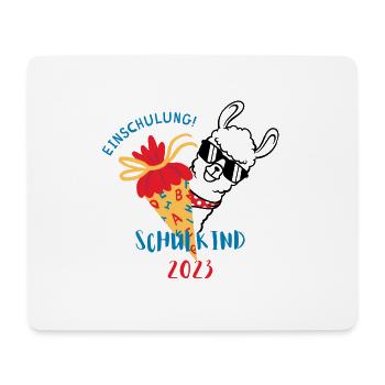 Schulstart-Schulkind-Schulanfang - Mousepad (Querformat) - Weiß - Vorne