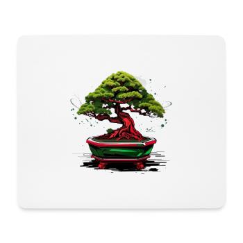 Der Bonsai Baum - Mousepad (Querformat) - Weiß - Vorne
