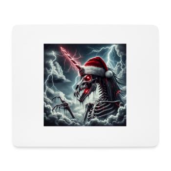 Christmas Unicorn - Mouse Pad (horizontal) - white - Front