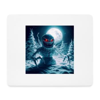 Schnemann - Mousepad (Querformat) - Weiß - Vorne