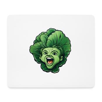Spinatkopf - Mousepad (Querformat) - Weiß - Vorne