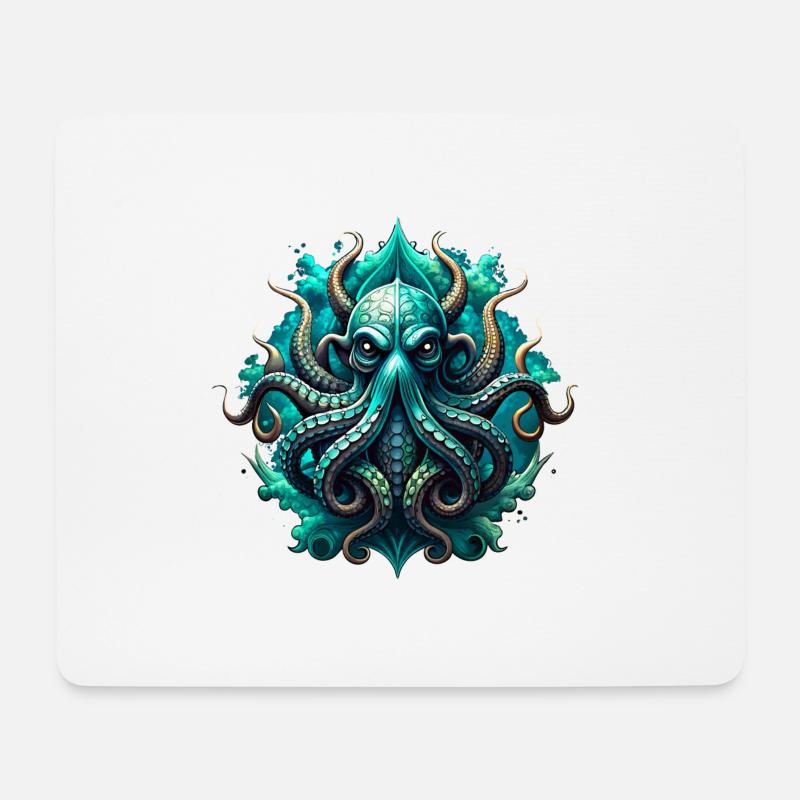 octopuses - Mouse Pad (horizontal) - white