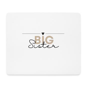 Grande sœur - Tapis de souris (format paysage) - blanc - Devant