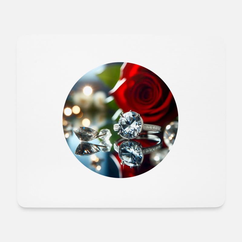 Diamond - Mouse Pad (horizontal) - white