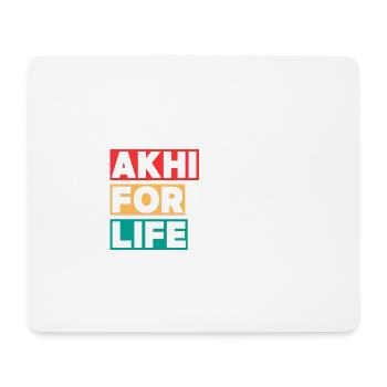 Akhi for Life - Mousepad (Querformat) - Weiß - Vorne