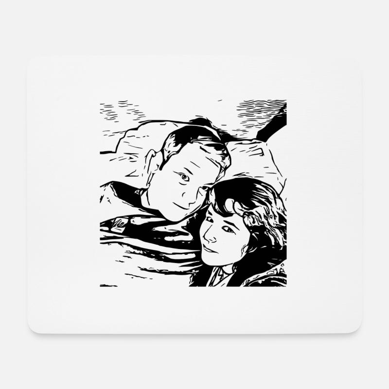 Liebespaar Traumpaar - Mousepad (Querformat) - Weiß